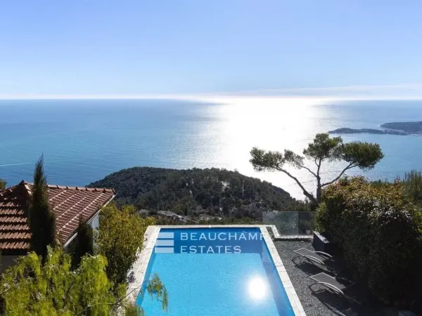 Villa provençale 4 chambres avec vue mer panoramique - Èze