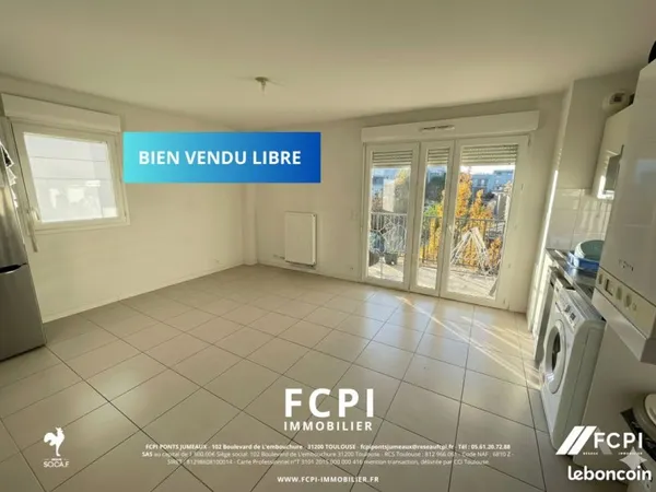 Appartement 2 pièces 39 m²