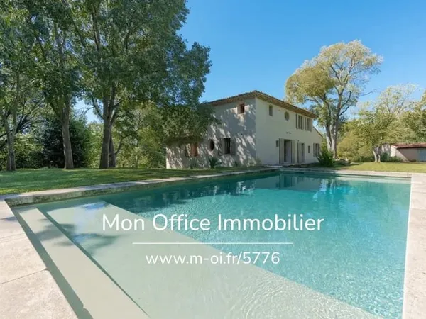Référence : 5776-NGU. - Maison 10 pièces à Aix-en-Provence (13100) - 375m2 + maison d'amis - Vue Dég
