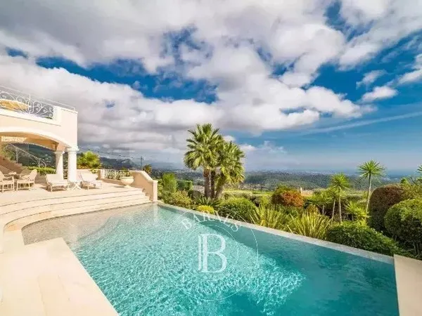 Tourrettes-sur-Loup - Villa Néo provençale - Vue époustouflante