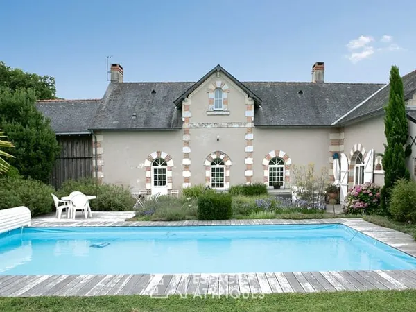 Maison de campagne avec piscine