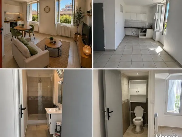 À louer - Appartement T3 en souplexe - Marseille 3e