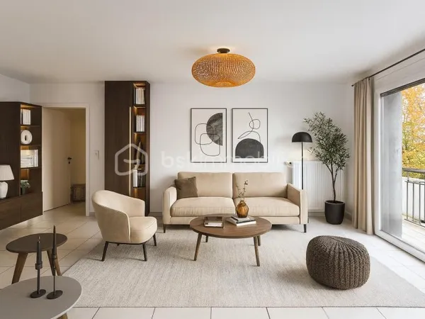 Appartement 2 pièces 45 m²
