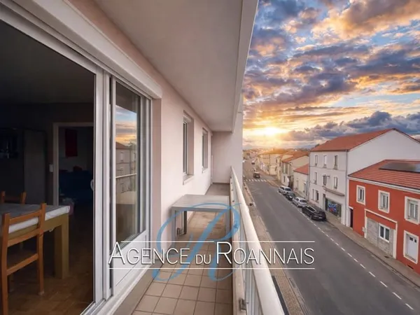 Appartement T4 à vendre à ROANNE avec Balcon et garage