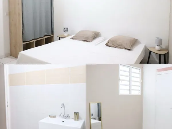 ✨ F3 meublé 75m² - 2 suites avec salles d'eau + terrasses - Lumineux ✨
