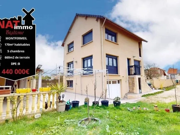 Maison 7 pièces 170 m²