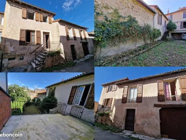 Maison de ville avec terrain et garage