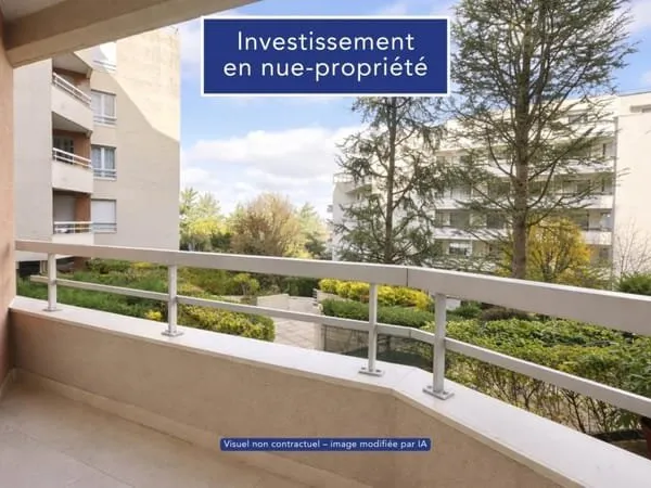 Châtillon - Studio 28,33 m² - Balcon - Vue dégagée - Cave