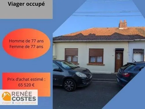 Viager occupé - F77-H77 ans - LOISON SOUS LENS (62218)