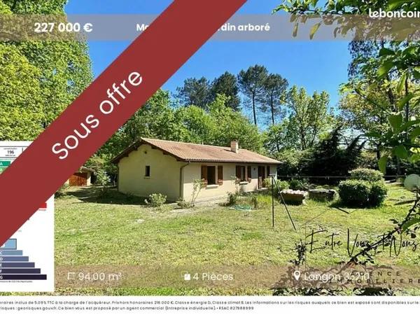 Maison 4 pièces 94 m²