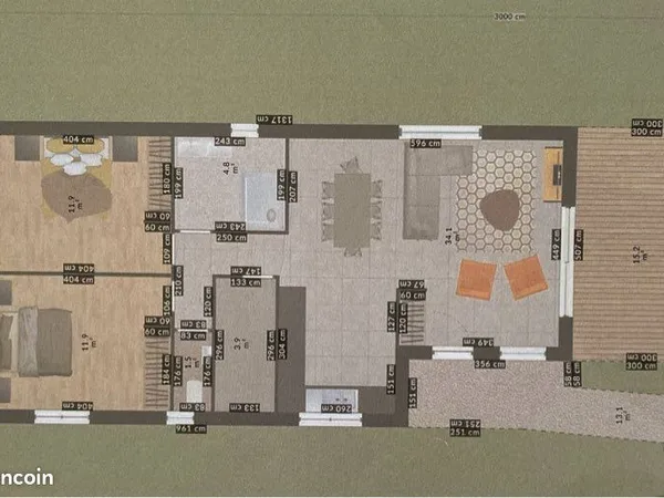 Maison Location Arbent 3p 70m² 1100€
