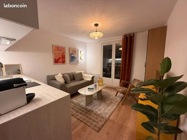 Megève-Appartement a louer balcon- garage