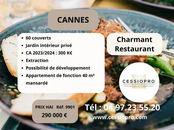 Restaurant 145 m² Cannes