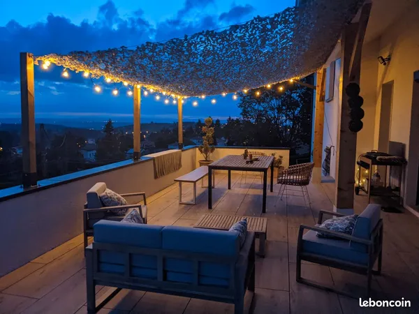 Maison 115 m² vue imprenable avec piscine