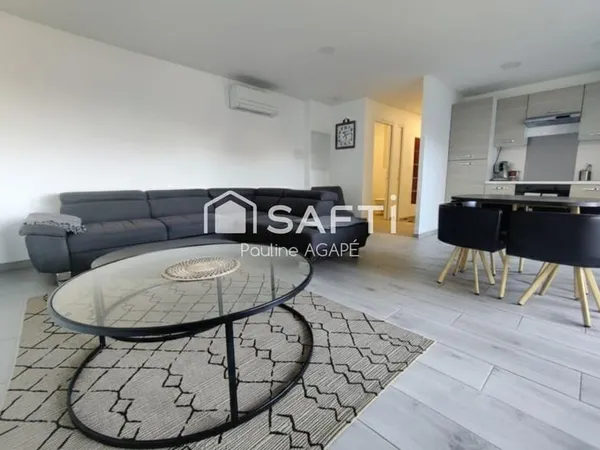 APPARTEMENT T2 CLIMATISÉ AVEC STATIONNEMENT DANS RÉSIDENCE SÉCURISÉE