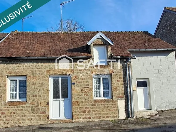 Maison en pierres 3 pièces de plain-pied garage