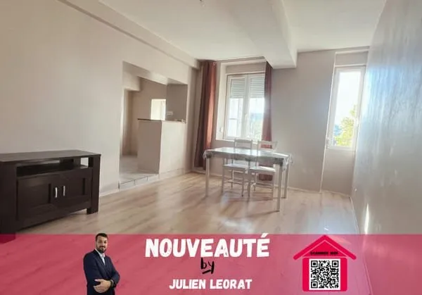 Appartement lumineux 2 chambres + bureau, sans charges, vue dégagée !