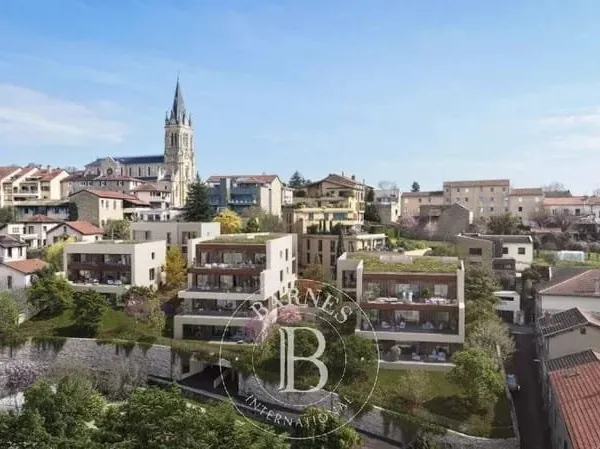 Saint Didier au Mont d'Or - Appartement de 125,68 m² - 3 chambres - Terrasse de 49 m² - Garage en so