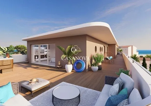 Exceptionelle villa sur le toit - vue mer - 121 m2 - roof top 170 m2 le Grau d'Agde