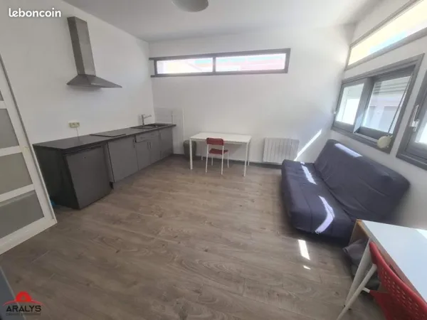Studio 1 pièce 22 m²