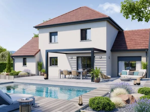 Terrain + maison 128 m²