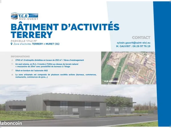 A louer Bureaux/Entrepôts/Ateliers