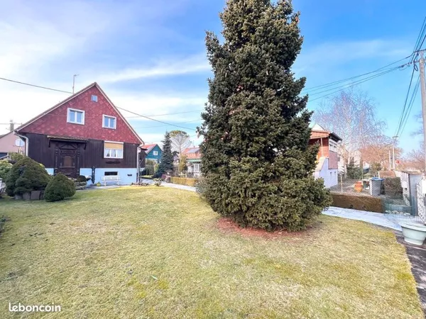 Robertsau Cité des Chasseurs TB maison 6P 125 m2 à rafraîchir avec jardin et dépendance sur 4,10 are