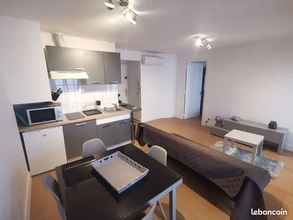 Appartement t2 meublé - lumineux et idéalement situé