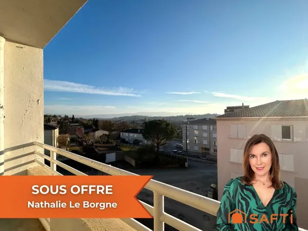 Appartement T3 - 67 m² avec balcon