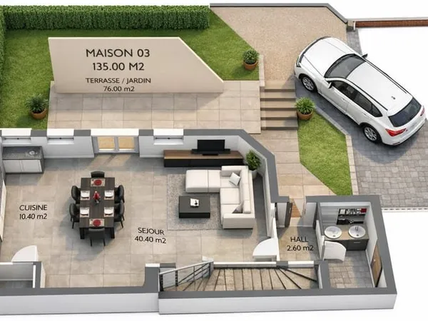 Maison de ville Epinal 6 pièce(s) 135 m2