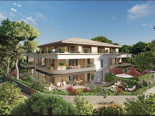PROGRAMME NEUF - SIX FOURS QUARTIER DE LA COUDOULIERE ET DU CAP NEGRE- APPARTEMENT T3 AVEC TERRASSE 