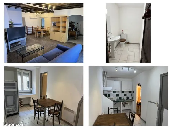 Grand T3/T4 de 80 m² centre ville de Quillan