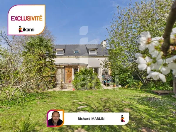 Maison 101m2 vie de plain-pied, 3 chambres. au calme entre N