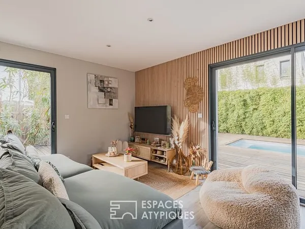 Maison contemporaine et familiale dans un secteur préservé
