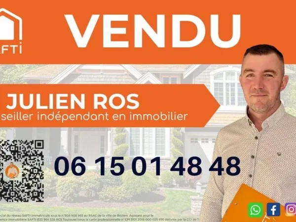 Maison rénovée 78 m² - Terrasse - Climatisation - Saint-Nazaire-de-Ladarez (34490)