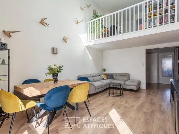 Duplex en dernier étage avec balcon