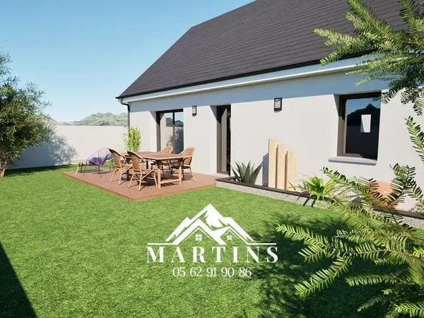 Vallée des Gaves - Maison neuve de type 3 + combles aménagea