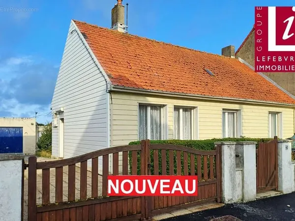WIMEREUX Plage, commerces, jardin, garage, Maison plain-pied + combles aménageables + dépendances