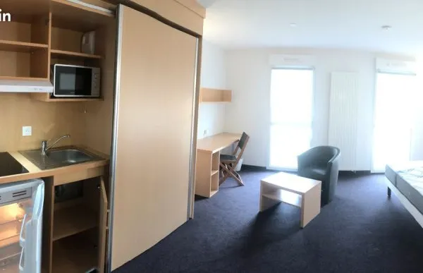 T1 Neuf - Résidence Etudiante - 27 m² meublé - Toutes Charges Comprises - La Roche sur Yon