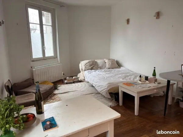 Studio lumineux en sous-location courte periode (20 jours) face aux Buttes-Chaumont