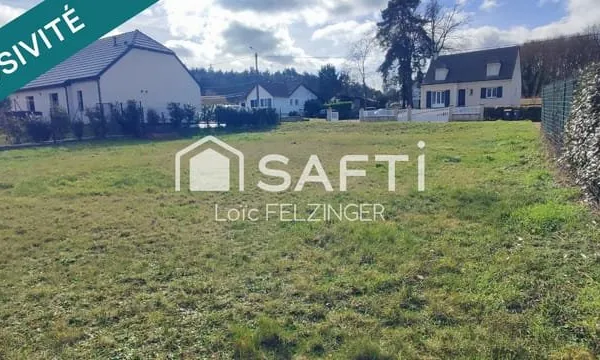 Terrain à bâtir, borné et viabilisé de 603m2