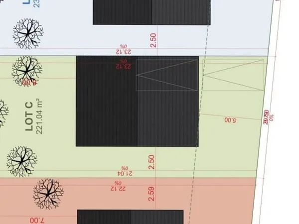 Terrain 320 m²