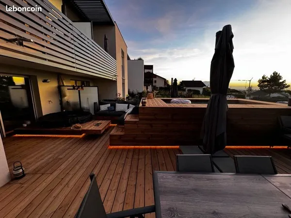 Magnifique T3 avec piscine en rez de jardin