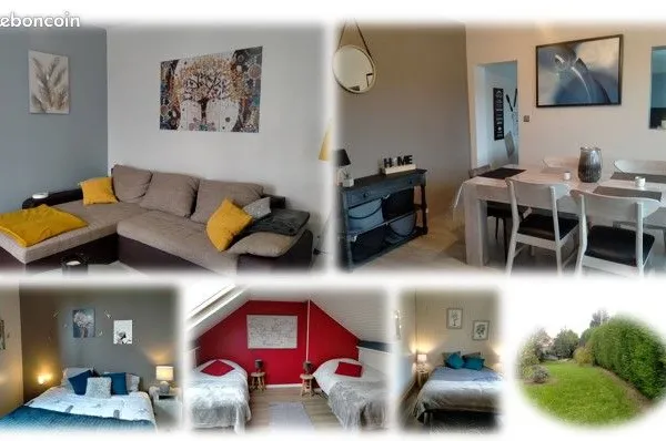 Maison meublée 90 m² - 3 chambres - Montivilliers (proche transports)