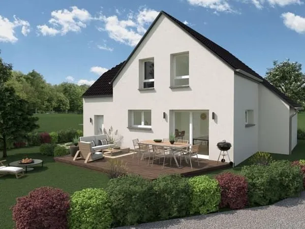 Maison neuve à BLODELSHEIM sur 1000m² de terrain au calme