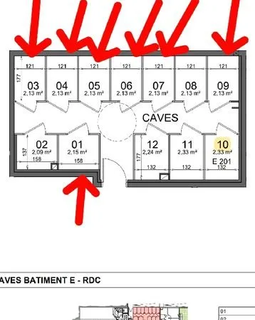 Lot 2 caves le Cannet