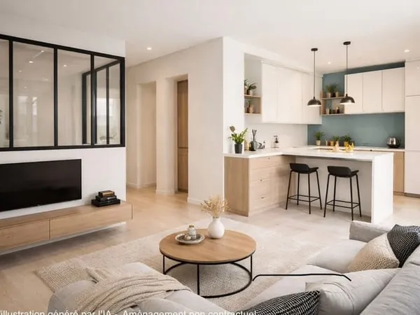 Appartement 2 pièces 34 m²