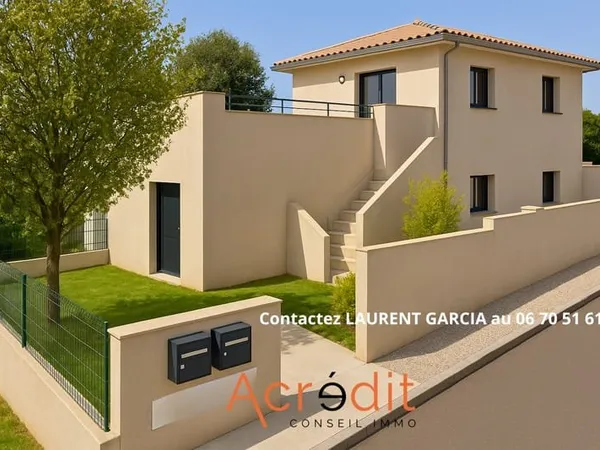 Charmant appartement T4 de 90 m2 avec jardin privatif