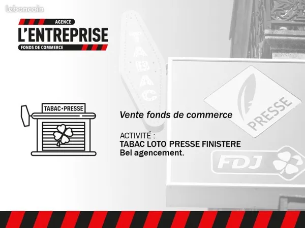 Fonds de commerce, presse, tabac 100 m² BREST
