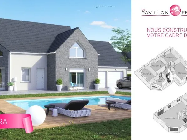 Terrain + maison 135 m²
